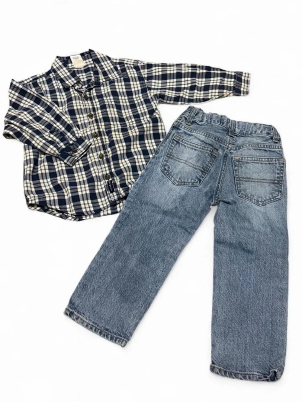 OshKosh B'gosh Kids Blue Denim Jeans - Classic Straight Leg